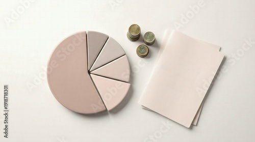 Government Tax Budget Allocation and Public Finance Concept