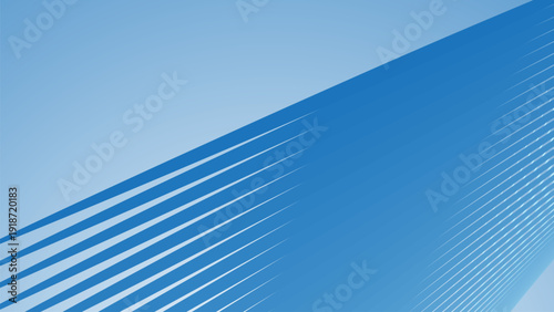 Blue Stripes Wave Line with Gradient Abstract Background in Modern Flowing Minimal Design StyleBlue Stripes Wave Line with Gradient Abstract Background in Modern Flowing Minimal Design Style