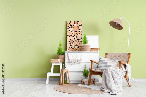 Interior of living room wit...