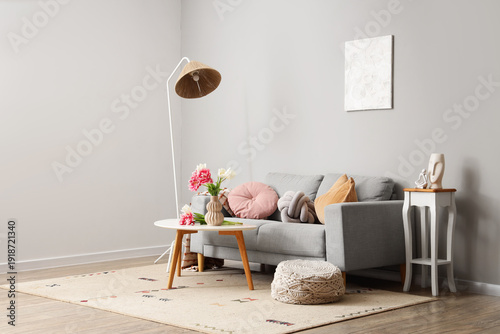 Interior of living room wit...