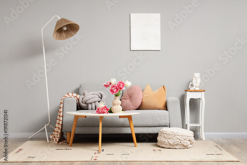 Interior of living room wit...