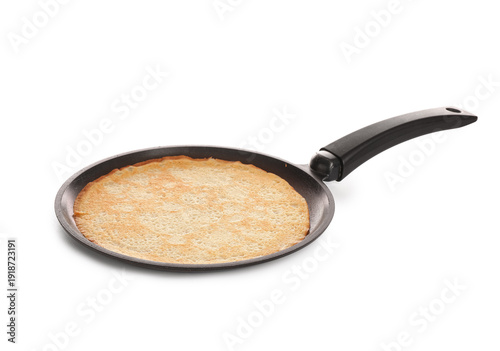 Frying pan with tasty thin ...