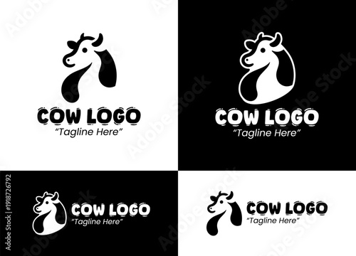 Full Body Cow Mascot for Farm and Dairy Branding