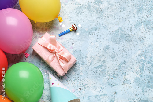 Composition with air balloo...