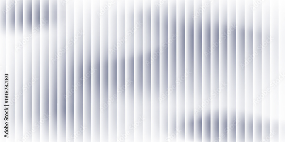 Fototapeta premium Soft glass ripple gradient in icy pale blue and lavender hues. Delicate reeded texture with frosted distortion effect and minimal vertical blur. Glass texture