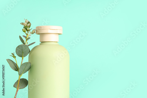 Composition with bottle of ...