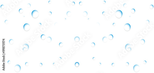 Realistic Transparent Water Droplets on Wet Clear Glass Window Surface with Crystal Clarity, Fresh Liquid Texture, Bubble Splash and Natural Moisture Reflection Background for Creative Design Use