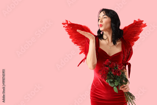 Beautiful young happy woman...