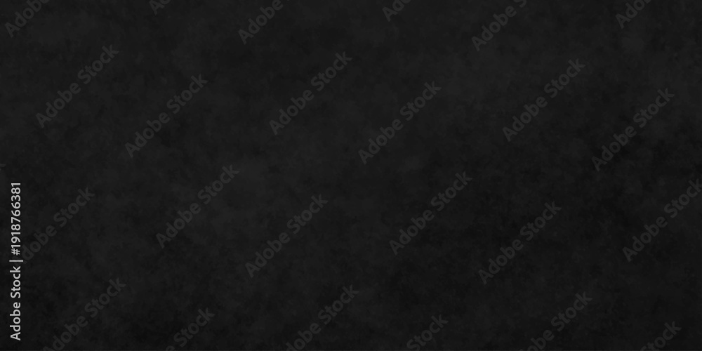 Fototapeta premium Dark charcoal grunge wall texture background. Dark black rough grunge surface with smoke edge. Black texture chalk board and black board.