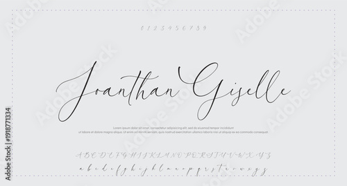 Script Brush Font Type Font lettering handwritten 