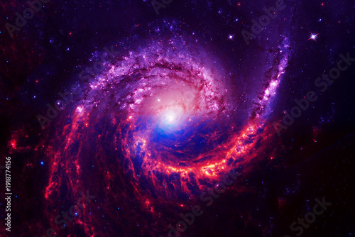 Bright, beautiful galaxy. Elements of this image furnished by NASA