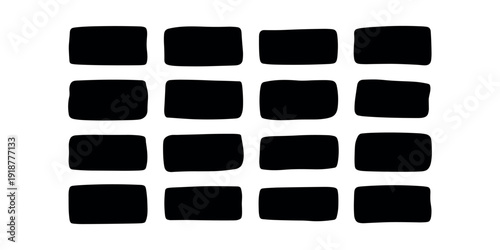 Black squares on white background pattern