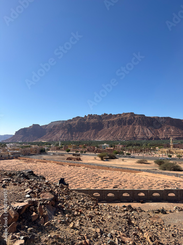 Tableau sur toile Historic Hejaz Railway Cars near Al Ula, Saudi Arabia