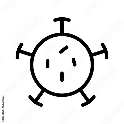 Microscopic Virus Icon Pack: Professional Pathogen and Infectious Disease Science Symbols