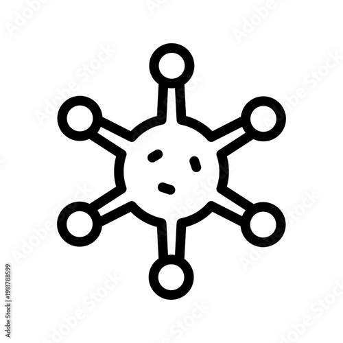 Microscopic Virus Vector Collection: Professional Pathogen and Infectious Disease Science Symbols