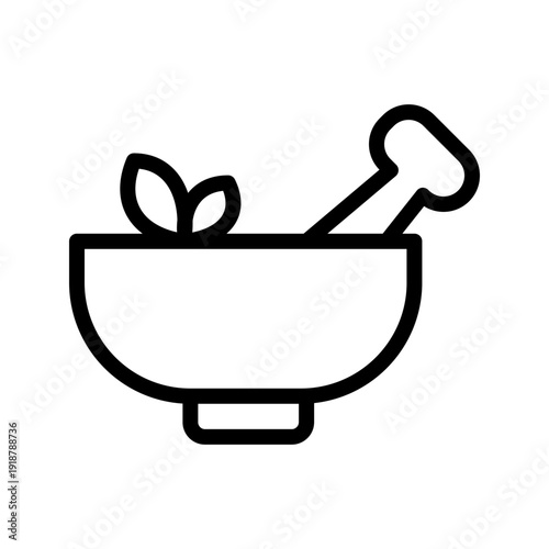 Authentic Mortar Pestle Pharmacy Icon Library: Professional Medical Grinding and Apothecary Symbols