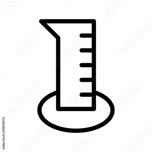 Accurate Graduated Cylinder Icon Library: Professional Measuring Glassware and Science Symbols
