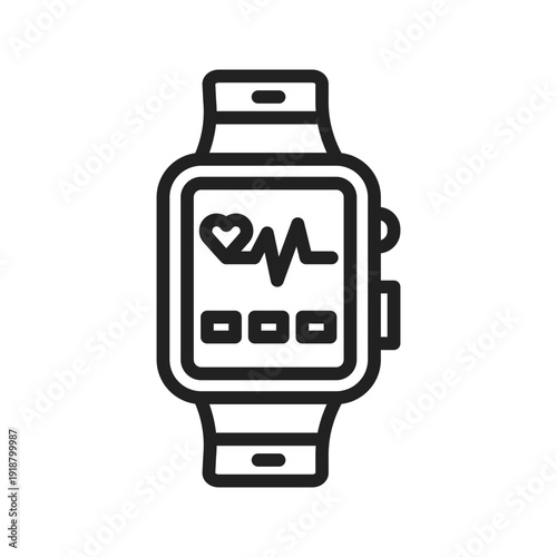 Wearable watch icon