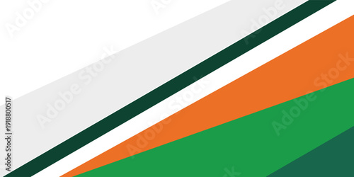 Stylish geometric wide banner design . - Vector.