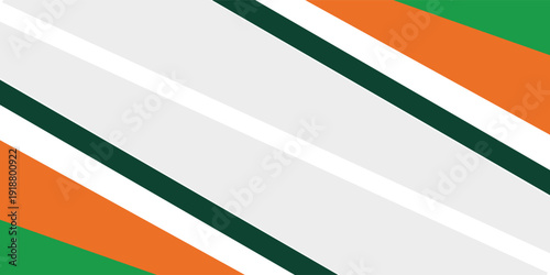 Stylish geometric wide banner design . - Vector.