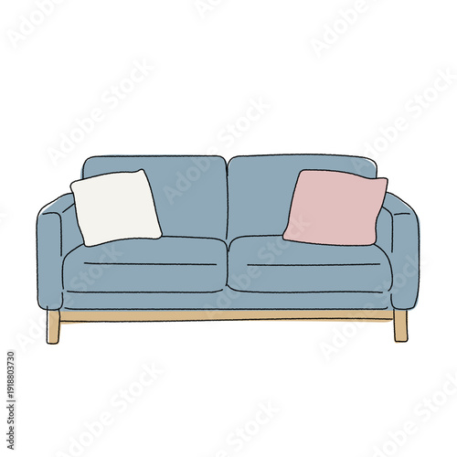 二人掛けソファ