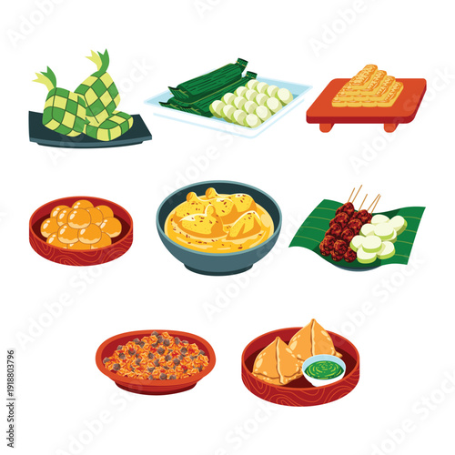 Eid Food Illustration