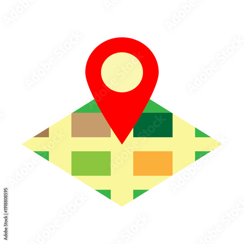 Free Download Gradient Map Pin Vector Flat Icon Design - GFXLoad