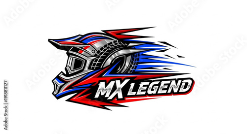 Motocross Helmet Racing MX Legend.