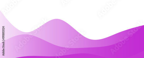 Abstract Purple Layered Wave Gradient Background. Suit for banner, web, brochure, pamflet and presentation