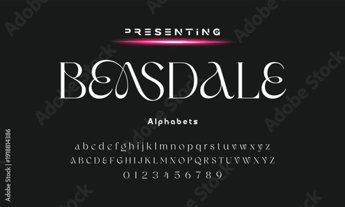 Elegant ligature alphabet letters font logo. Typography luxury classic lettering serif fonts decorative wedding vintage retro logos, design for fashion,beauty shop and brand . vector illustration