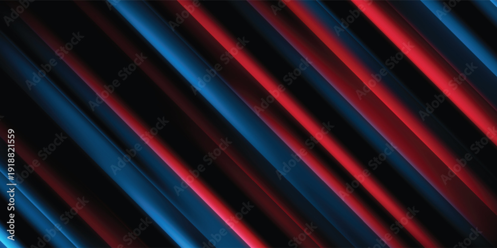 Fototapeta premium Illustration colorful wave on black background. Abstract motion beat line graph.