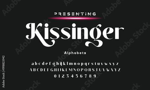 Lettering Minimalist Fashion. Elegant alphabet letters serif font and number. Typography fonts regular uppercase, lowercase.