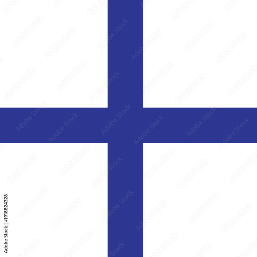 Naklejka premium flag of finland isolated