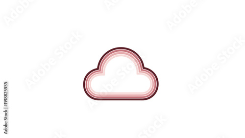 Cloud Icon Symbol Weather Forecast.
