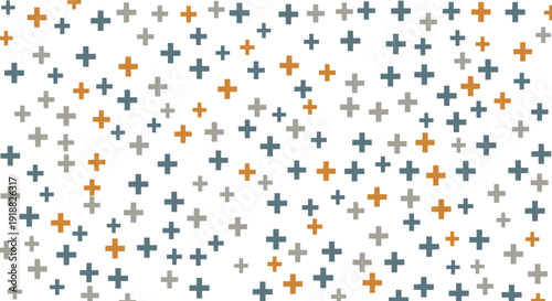 colorful plus sign pattern