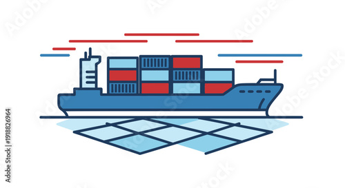 container ship cargo vessel