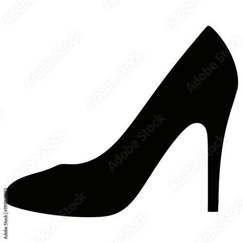 A sleek and sophisticated high heeled shoe perfect for adding a touch of elegance to any outfit. Ideal for fashion, business, or formal events, this stylish accessory exudes confidence and glamour.