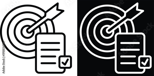 define Two-tone version in black and white background