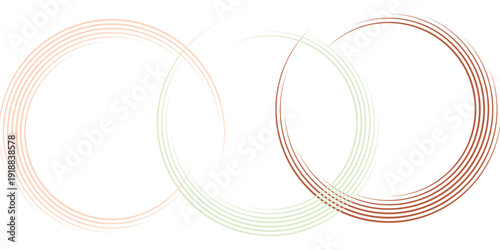 Pastel, bright color paintbrushed sketchy circle. Grungy, grunge circular element