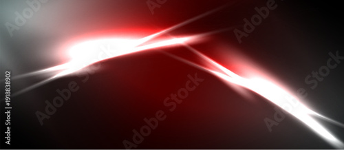 Abstract energy lines, bright white streaks over deep red background. Dynamic composition, modern design, visual impact.