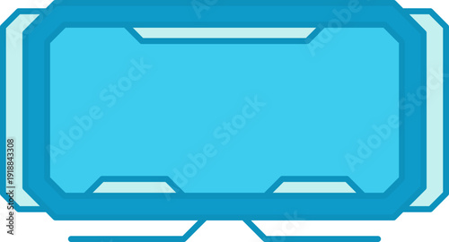 Futuristic HUD interface display