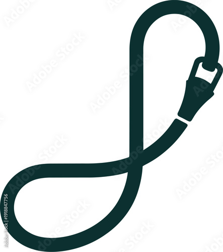 Dog Leash Silhouette Loop and Clip Pet Walking Accessory Animal Control