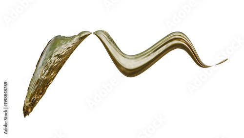 abstraction of waves from liquid metal
