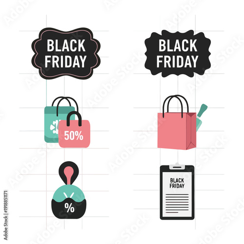 Black Friday Shopping Bags and Discounts.