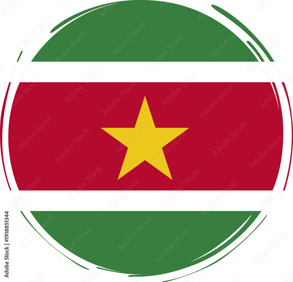 Fototapeta premium suriname flag