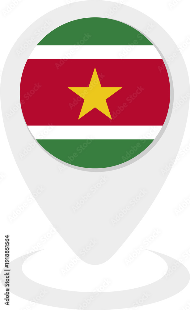 Fototapeta premium suriname flag