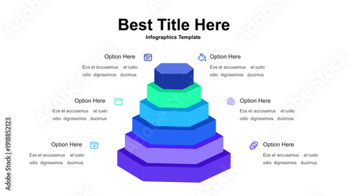 Hexagonal Infographic Template
