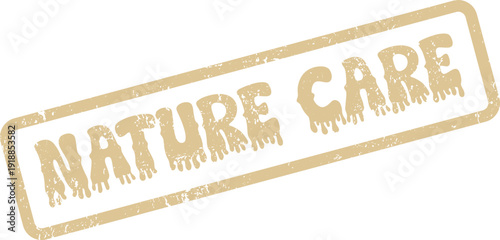 Nature Care Message Stamp for Environmental Stewardship and Global Ecological Consciousness