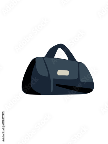 modern gym duffel bag design template