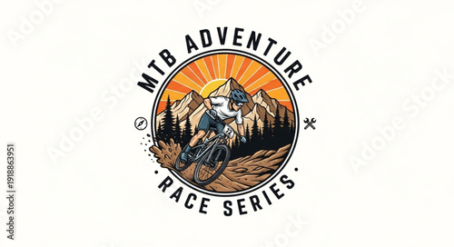 Mountain Bike Adventure Racing Logo.